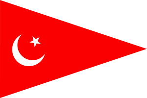 the triangular banner of the 