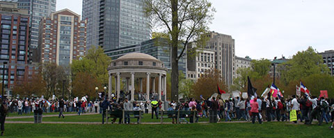 May Day on Boston Common 2006.