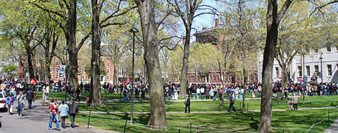May Day in Harvard Yard 2006