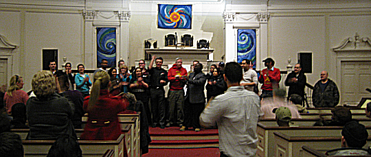 H.E.R.E. Local 26 negotiating team for Harvard. Feb 24, 2011