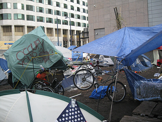The morning after Menino's planned eviction of Occupy Boston
