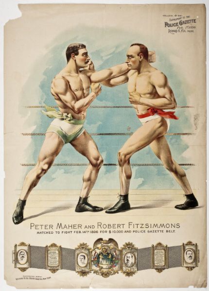 Maher Fitzsimmons fight