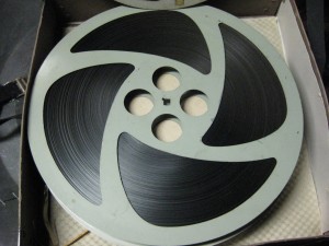 A reel of film from the Burr Collection