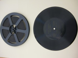 8mm film with sound on disc