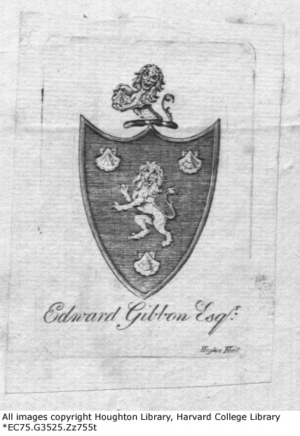 Edward Gibbon Bookplate
