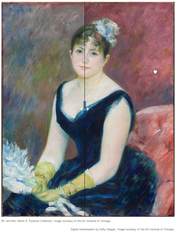 Renoir, now and then