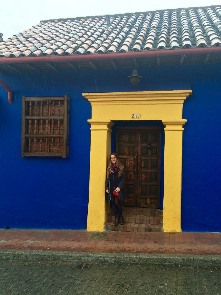 Kelsey Jost-Creegan '17 in La Candelaria, Bogota.