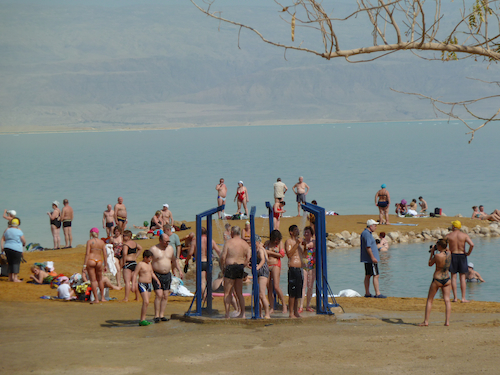 Dead Sea bathers