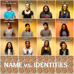 Names and Identities Collage