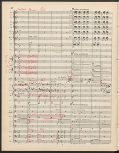 Gustav Mahler. Detail of 3rd Symphony. Merritt Room Mus 742.18.57
