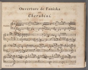 Luigi Cherubini, Overture, Faniska. Merritt Room Mus 637.1.618.5