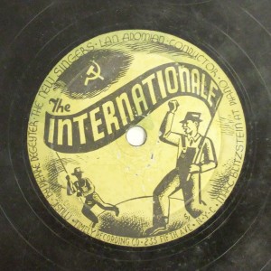Label image, The internationale, 526 Timely Recording Co. Record Coll. 78-36633