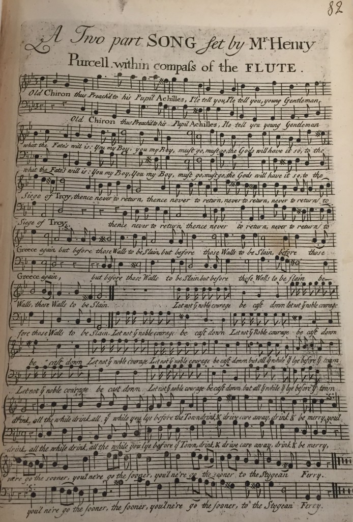 Purcell, H. A Two Part Song. Ms. Coll. 143 (1454)