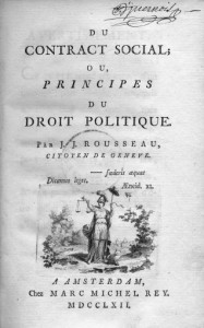 Cover of Rousseau's Social Contract