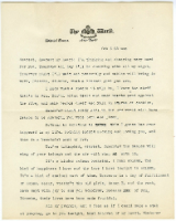 Letter from Jonathan Mitchell, February 1928 -- page 1