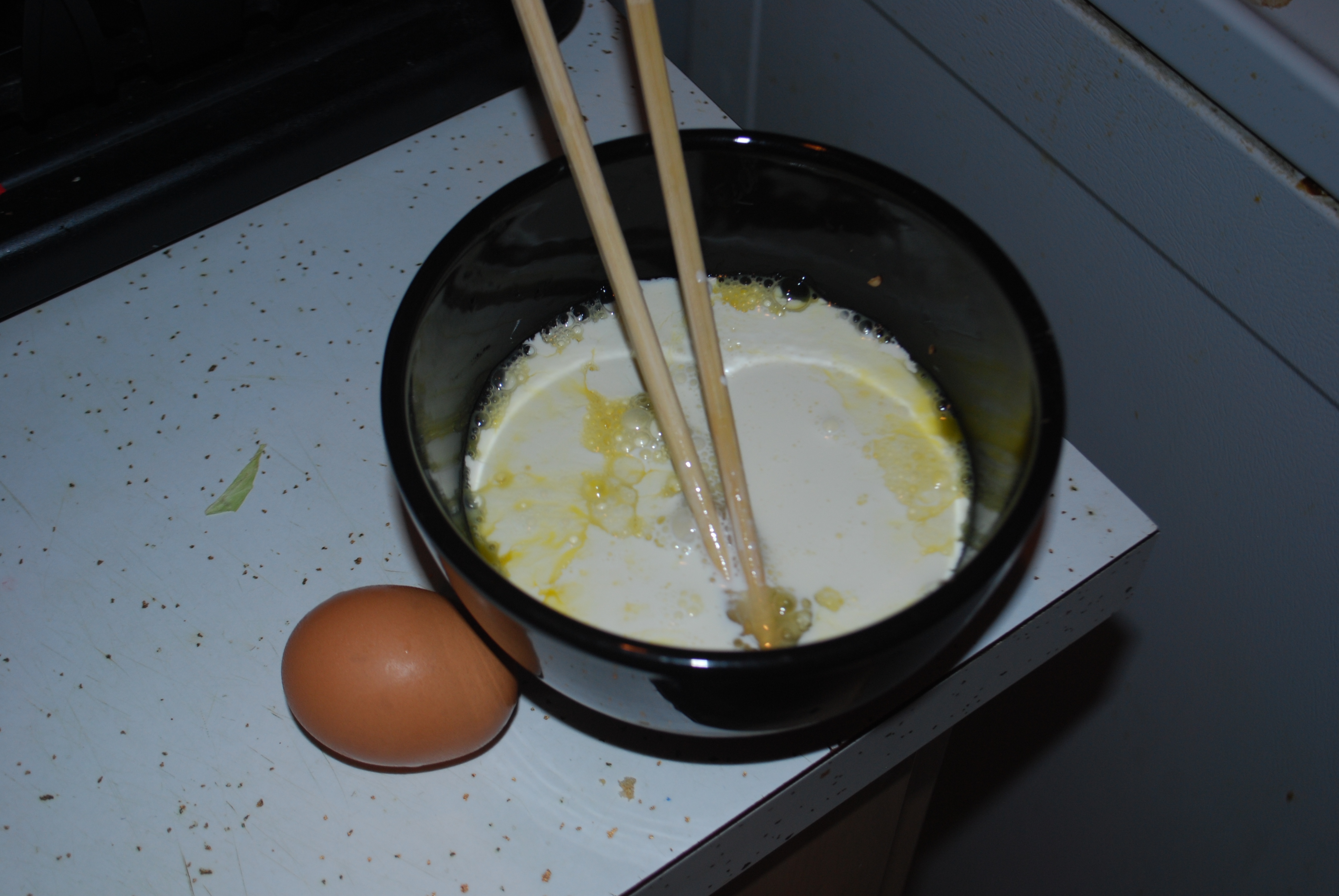 Eggs and heavy cream