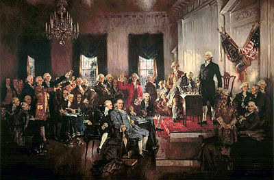 The Signing of the Constitution of the United States -September 17, 1787