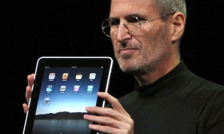 Steve Jobs and Apple's new product: the iPad