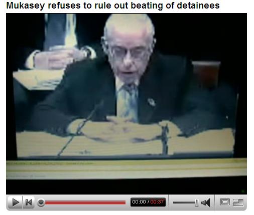 Mukasey refuses to rule out beating of detainees